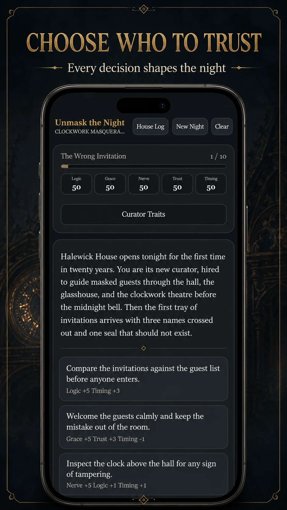 Clockwork Masquerade screenshot
