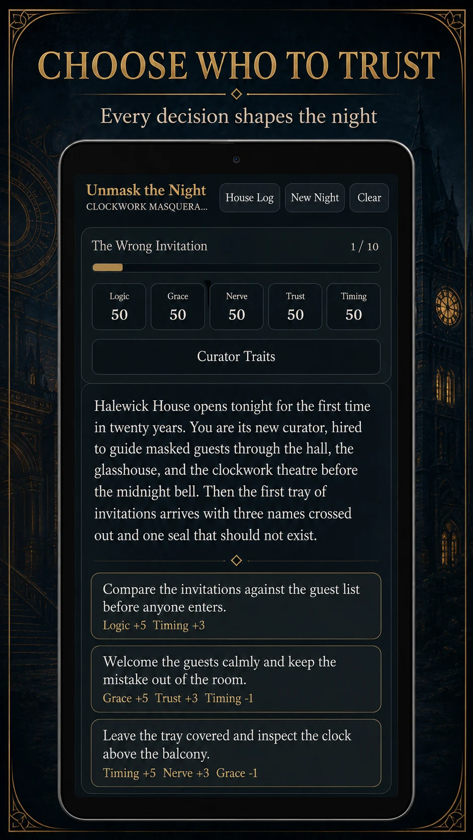 Clockwork Masquerade screenshot