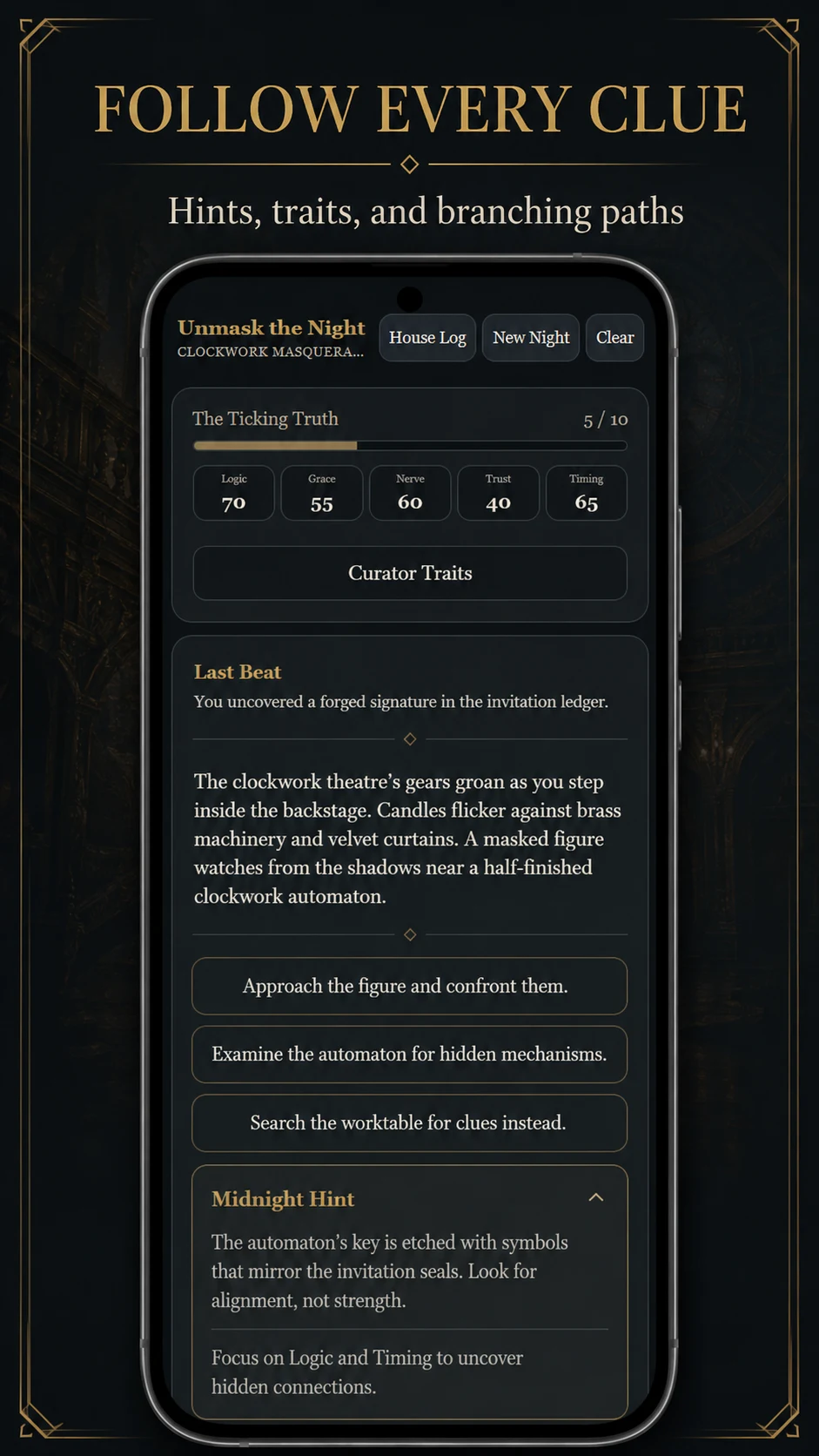 Clockwork Masquerade screenshot
